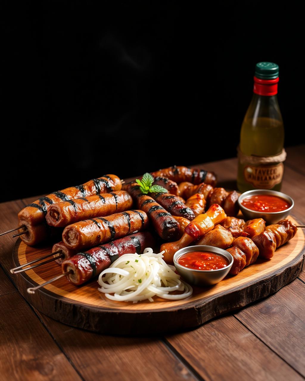 Vom heißen Grill